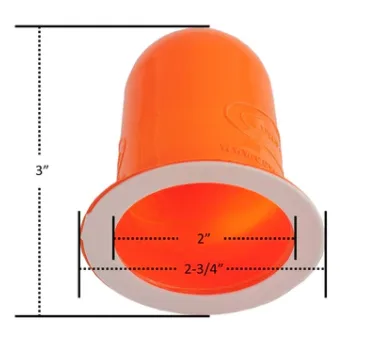 Sprinkler-Malerkappe einzeln, orange Schutzkappe
