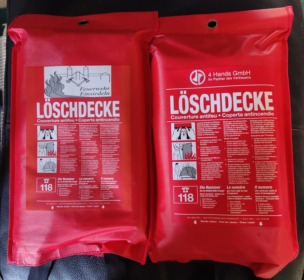 Löschdecke als Werbegeschenk