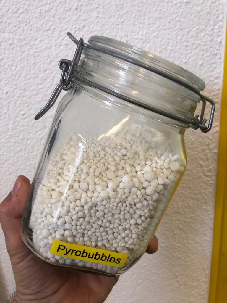 PyroBubbles Granulat im Vorratsglas