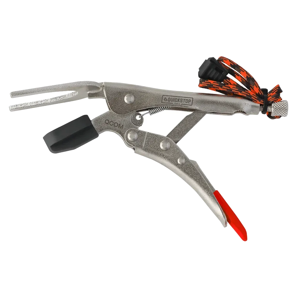 Quickstop QCOM Commercial Fire Sprinkler Tool, Chromstahl mit gerader Gabel und Werkzeugband