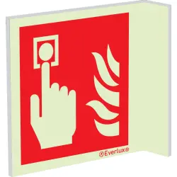 Fahnenschild, beidseitig — Schild nach SN EN ISO 7010