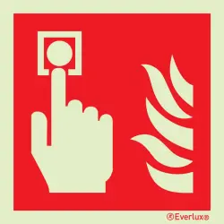Handalarmtaster — Schild nach SN EN ISO 7010