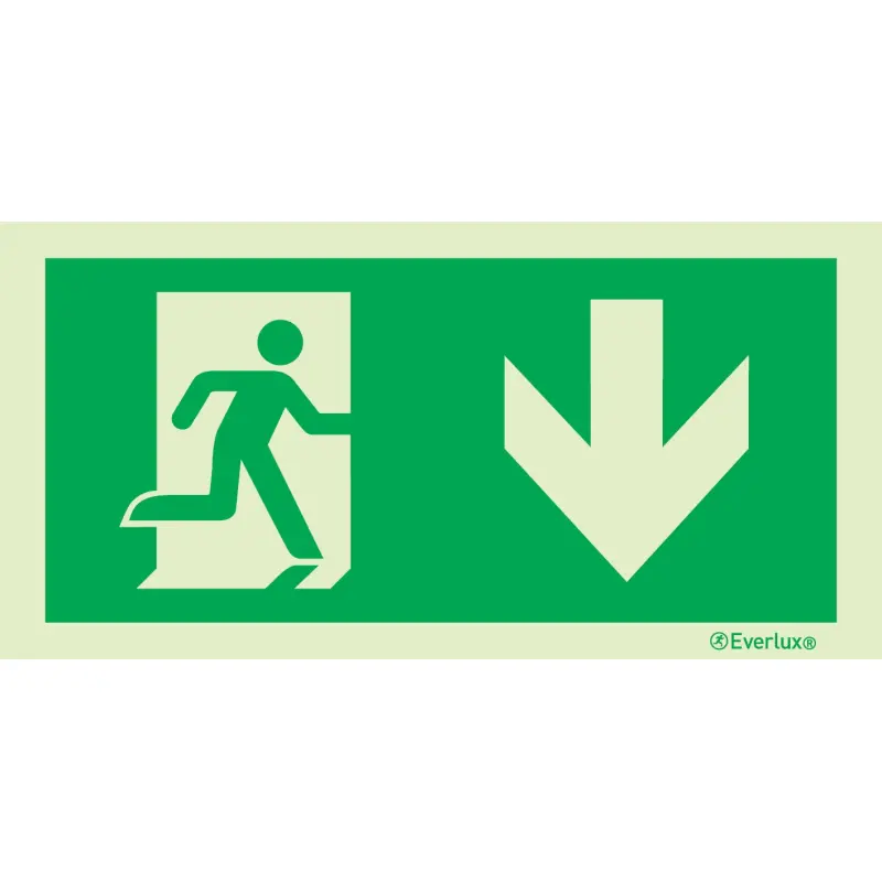 Fluchtweg-Signalisation